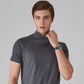 Men's T-shirt with Collar and Slim Fit