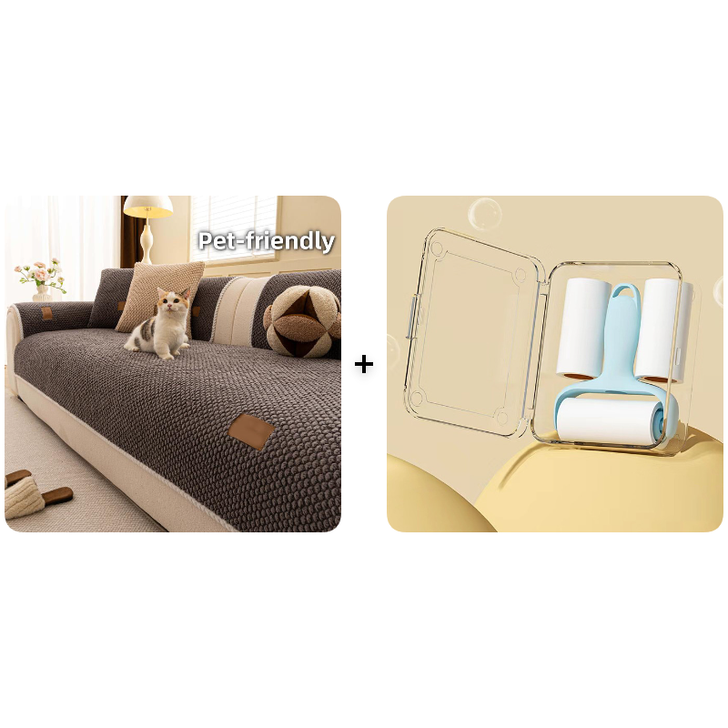 🛋️ Thickened Non-Slip Sofa Cover – Ultra-Soft, Washable, Scratch-Resistant & Pet-Friendly, 4 Colours ✨