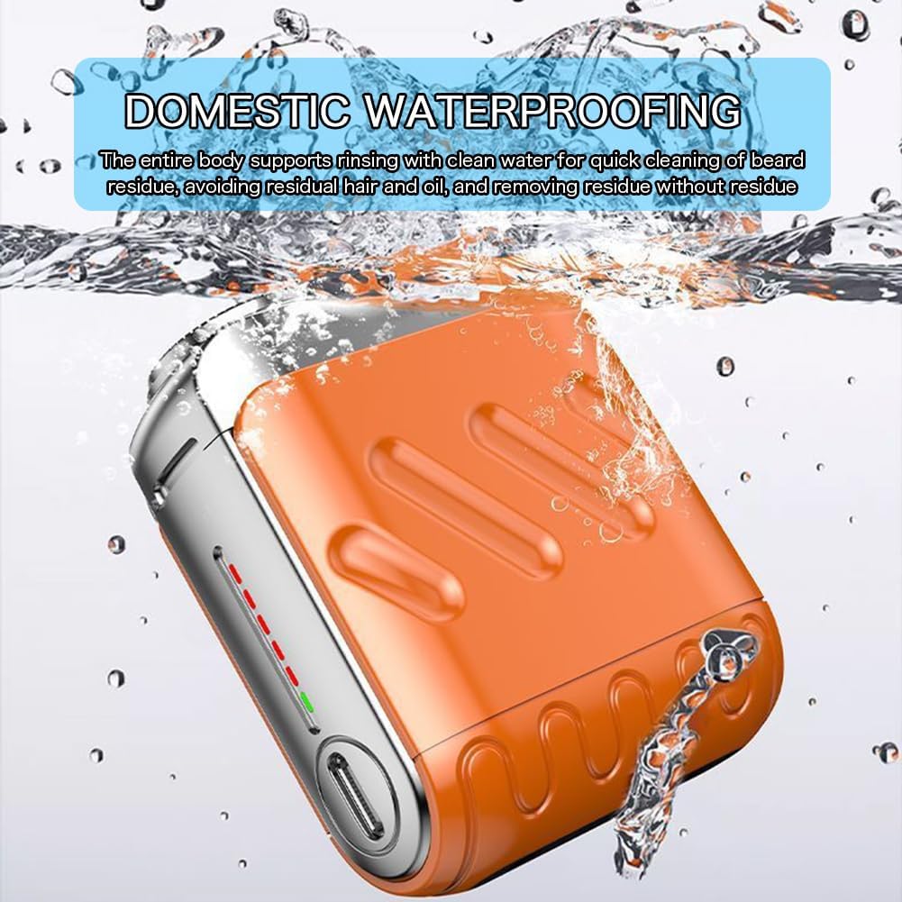 🔥 Mini Electric Rotary Dual Ring Pocket Shaver