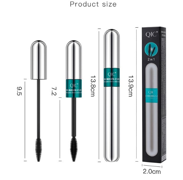 4D 2 IN 1 Mascara - Curl Waterproof Long Lasting