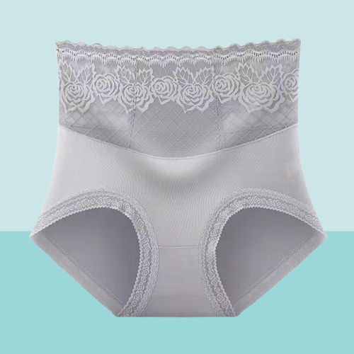 High Waist Anti-Side Leakage Lace Panties