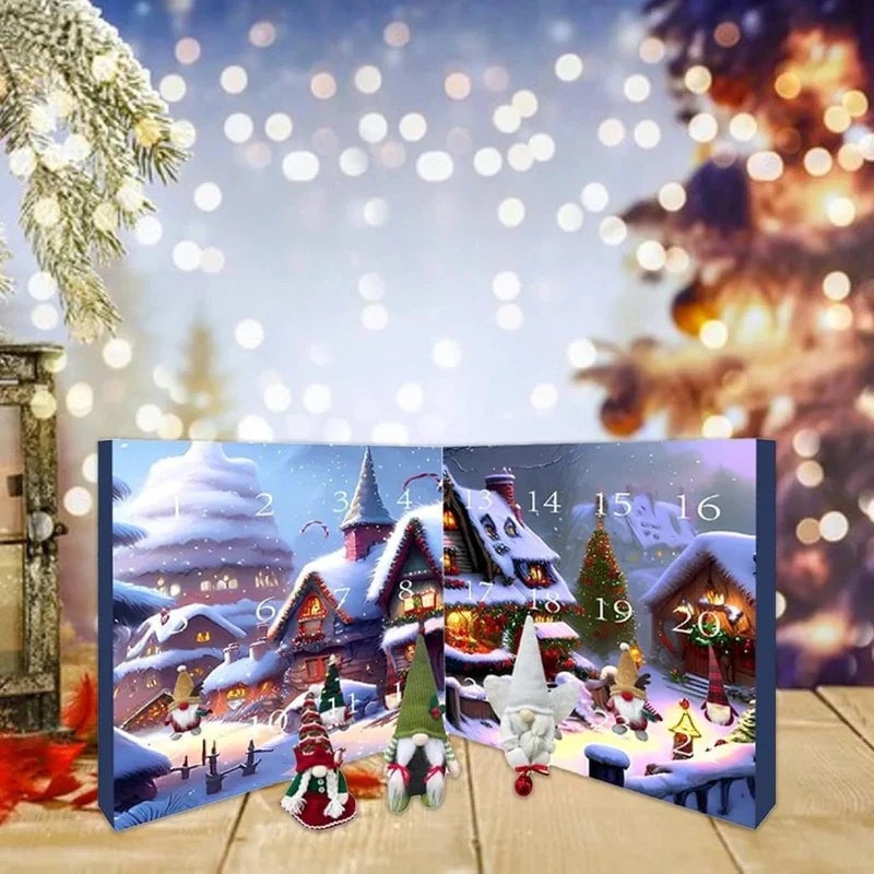💝Gift Idea 🌲2025 Christmas Gnome Advent Calendar🎅