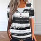 👕 Faux Two-Piece Striped Top – Henley, Casual ✨