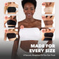 🤎Convertible Strapless Bandeau Bra with Wireless Comfort, Anti-Slip Grip & Removable Straps