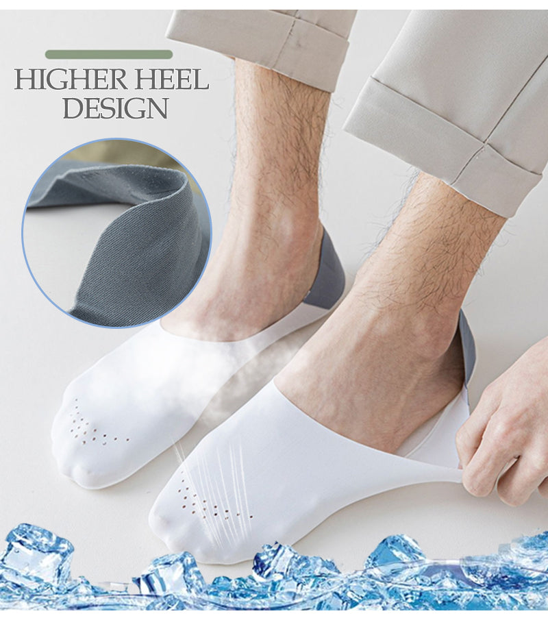 Breathable Ice Silk Non-slip Socks