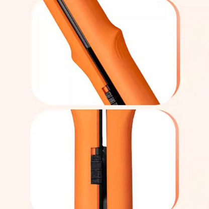 2-in-1 Mini Curling Wand & Flat Iron Hair Straightener