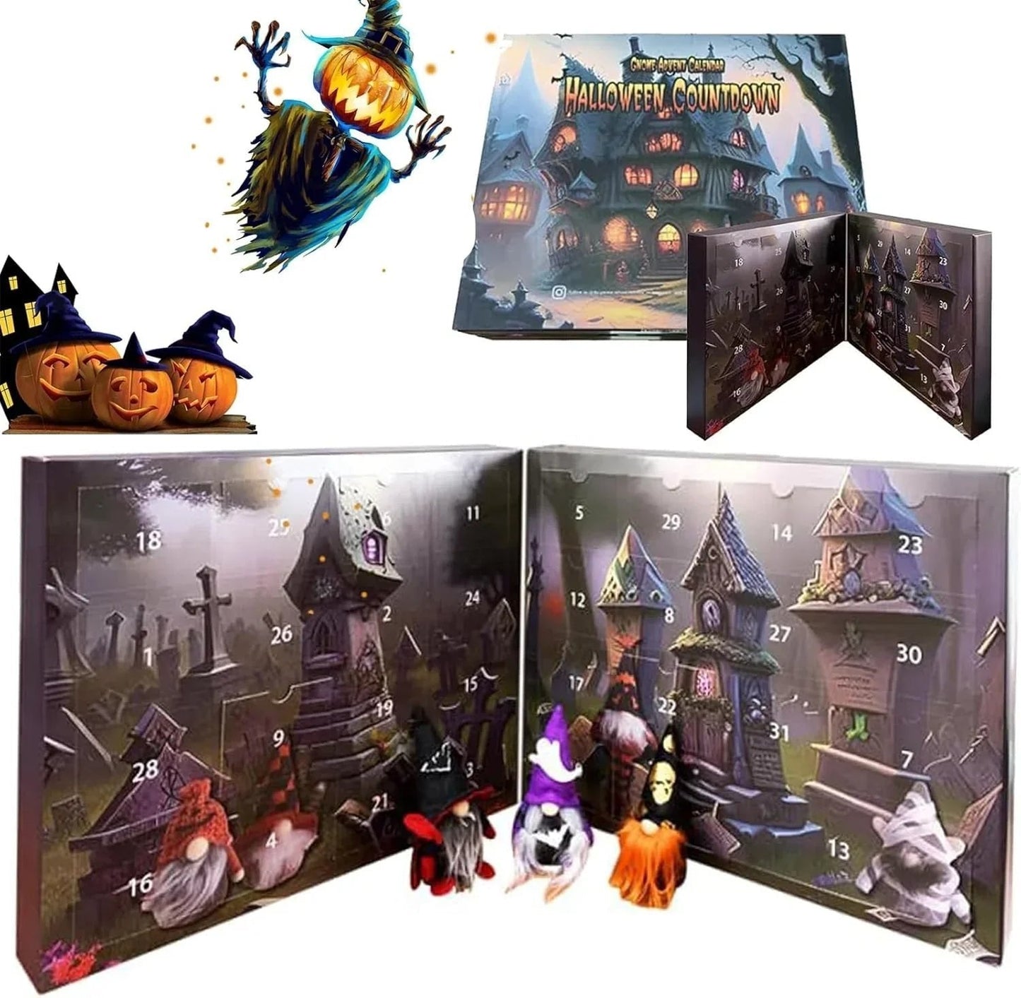 💝Gift Idea 🌲2025 Christmas Gnome Advent Calendar🎅