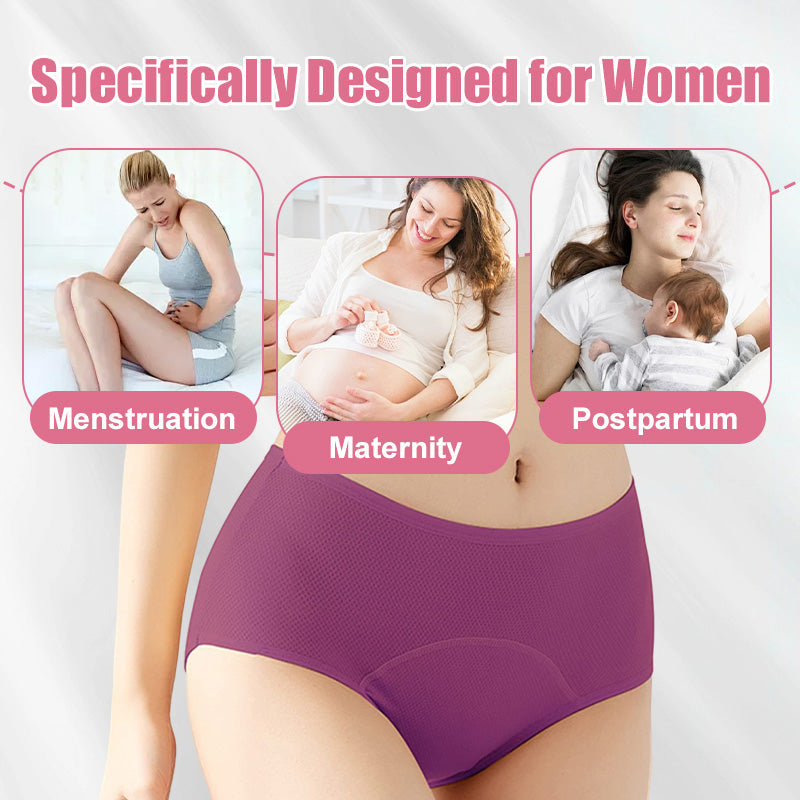 Women's High Waist Leak Proof Panties for Menstruation