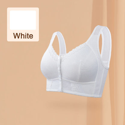 Stretchy Front Closure Breathable Bra for Seniors