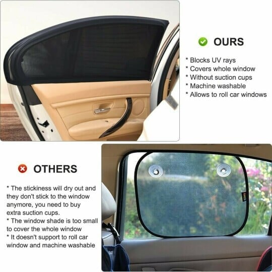 Universal Car Window Screens （2pack）