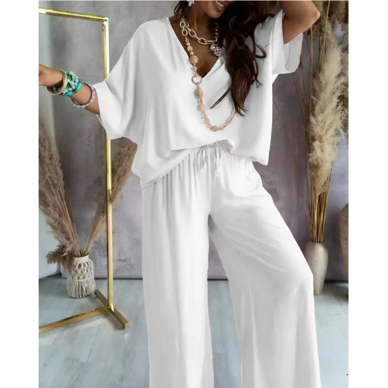 Women’s Casual Loose Solid Color Suit