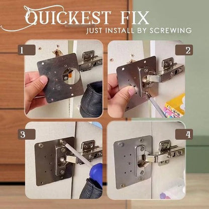 Cabinet Hinge Repair Plate