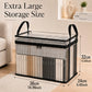 🔥Buy 2 Get 1 Free📦Portable Large Heavy-Duty Thick Plastic Clear Storage Box with Hinged Lid | Home, Travel & Camping