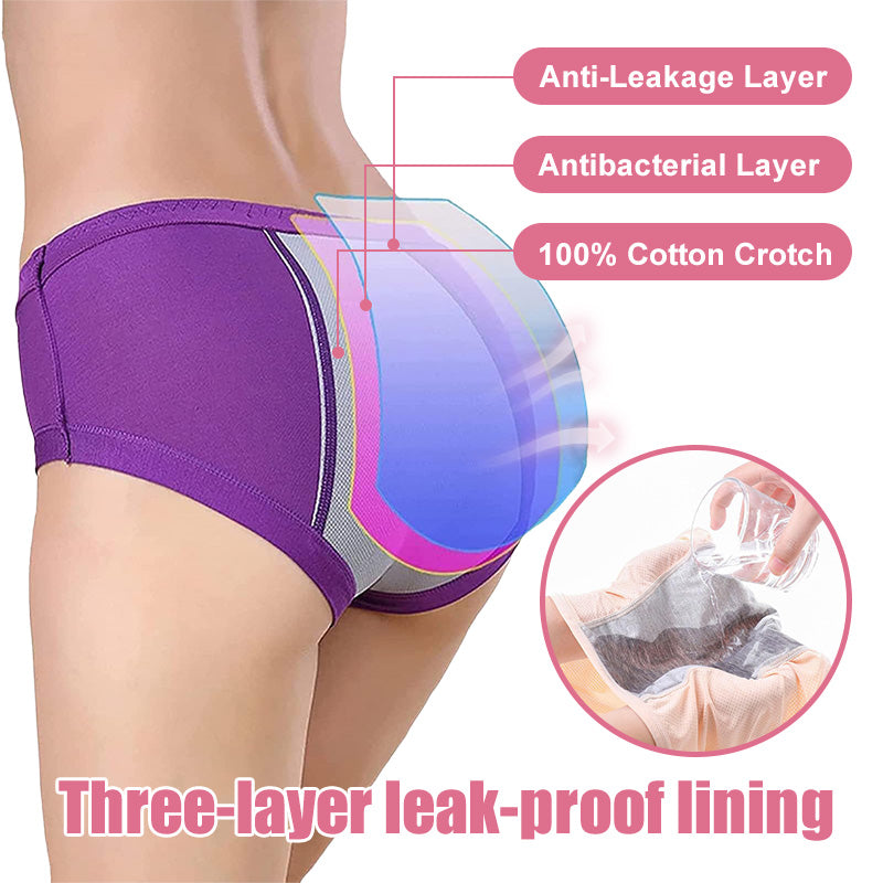 Women's High Waist Leak Proof Panties for Menstruation