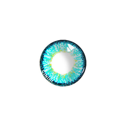 Ice Snow Tricolor Jade Green Cosmetic Colored Contact Lenses