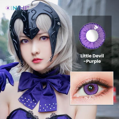 Little Devil Purple Cosmetic Colored Contact Lenses