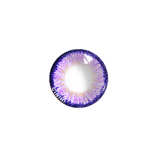 Ice Snow Tricolor Fairy Purple Cosmetic Colored Contact Lenses