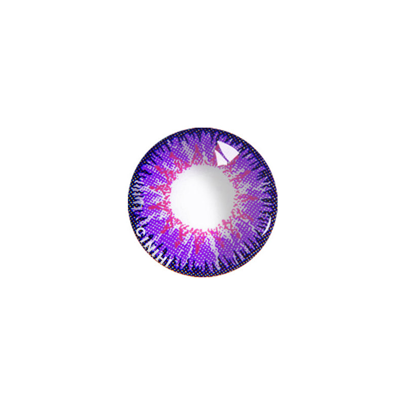 Vega Tricolor Purple Cosmetic Colored Contact Lenses