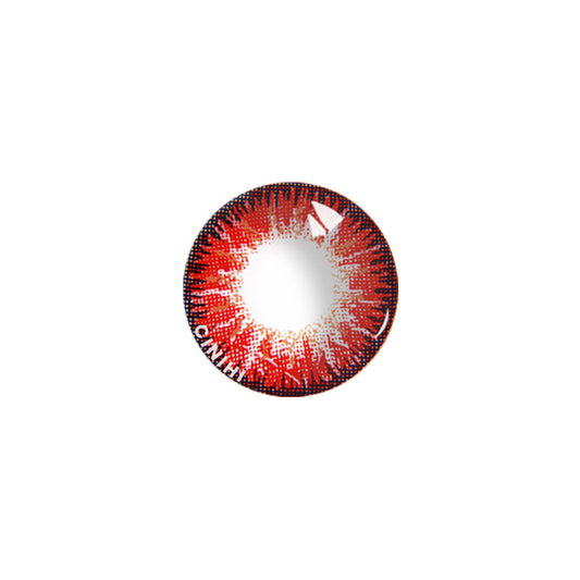 Vega Tricolor Red Cosmetic Colored Contact Lenses