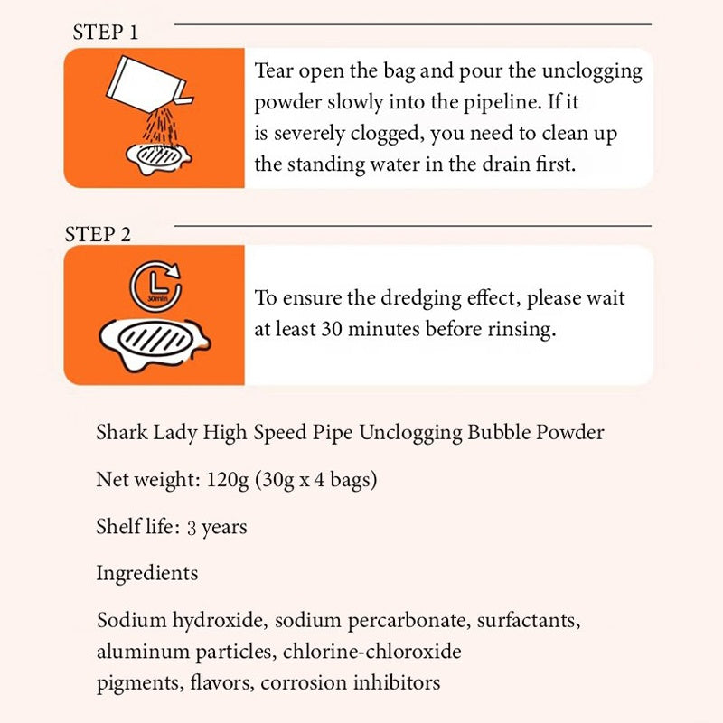 🔥Multi-Use Powerful Anti-Clog Drain Cleaner Powder