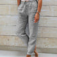 🌸Women's  Elastic Waist Cotton Linen Casual Pants