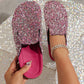 💕Women's Comfortable Casual Sequin Cork Slippers