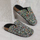 💕Women's Comfortable Casual Sequin Cork Slippers