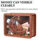 🎁Wooden Money Saving Box with Maker Pen