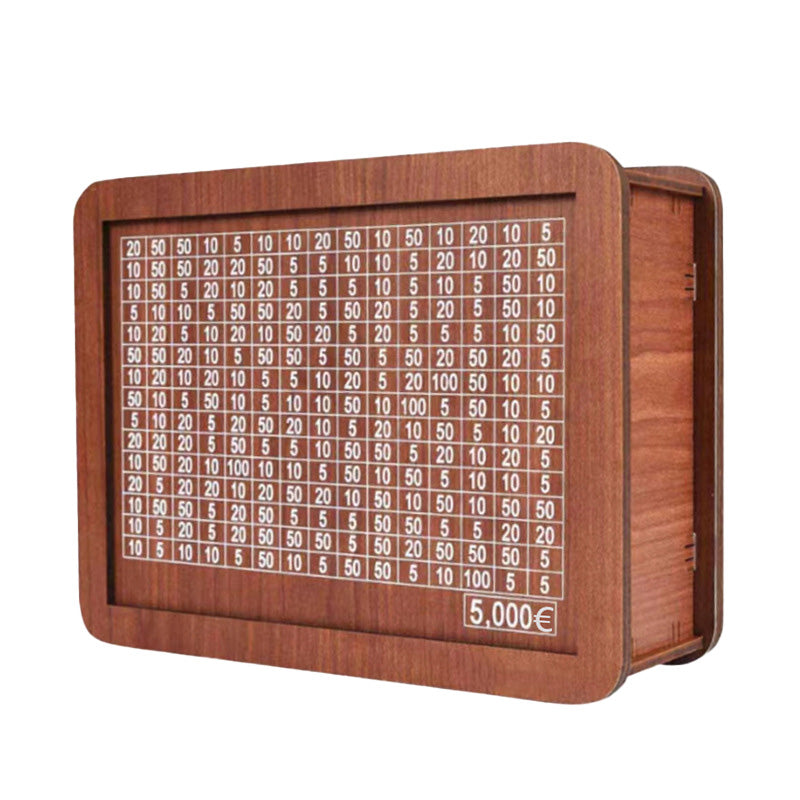🎁Wooden Money Saving Box with Maker Pen