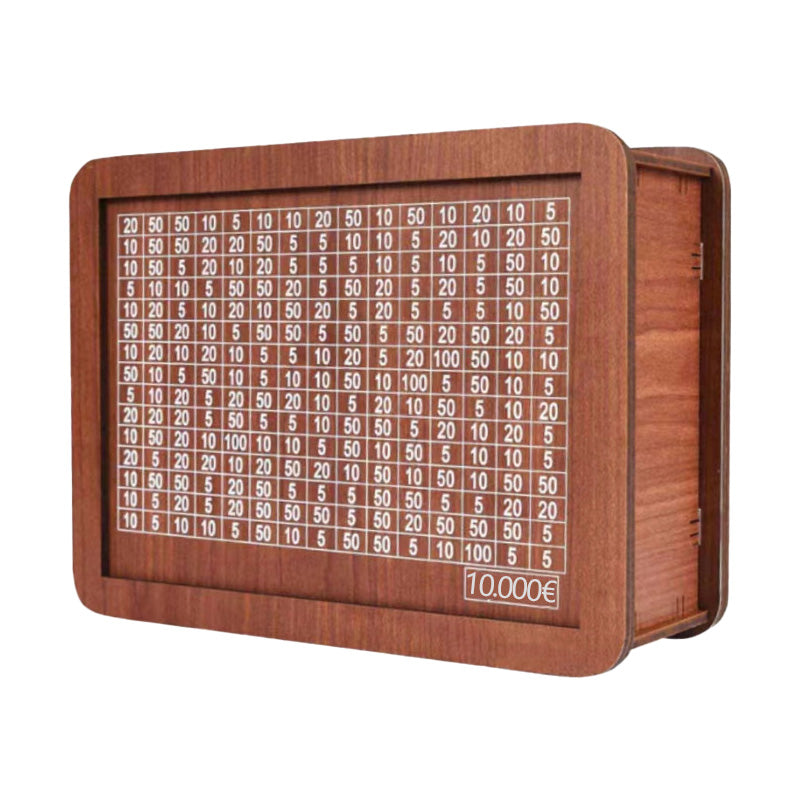 🎁Wooden Money Saving Box with Maker Pen