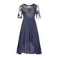 💖 Elegant Embroidered Cocktail Flowy Dress