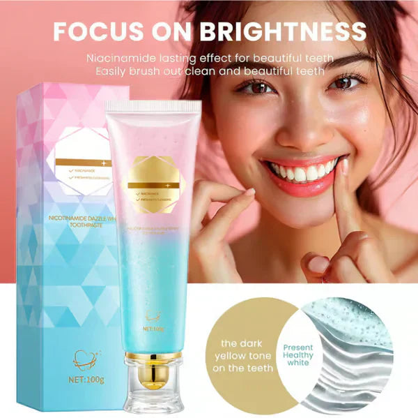 🦷Niacinamide Toothpaste for Bright White Teeth🦷The New Secret Weapon for Your Smile!