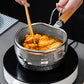 💞 Handheld Steel Sieve – No Rust, No Splatter 🍲