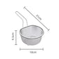 💞 Handheld Steel Sieve – No Rust, No Splatter 🍲