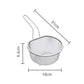 💞 Handheld Steel Sieve – No Rust, No Splatter 🍲