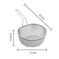 💞 Handheld Steel Sieve – No Rust, No Splatter 🍲