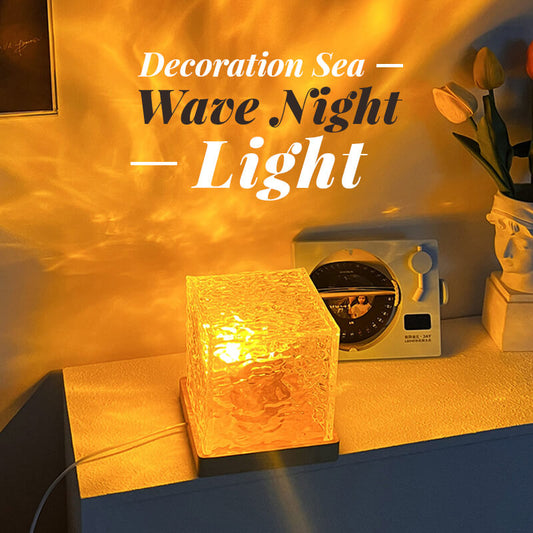 🎁 Rotating Wave Projector - Dynamic Ocean Effect, 16 Changing Colors, Perfect for Baby Care and Nursery Decoration 🌙🚤💫
