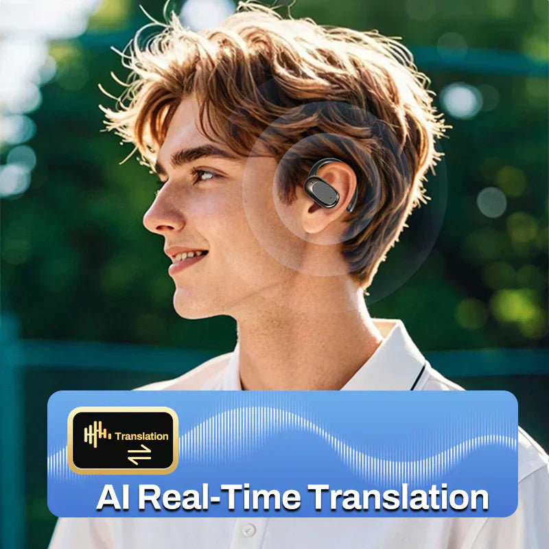 ✨Waterproof Open-Ear Headphones with AI Translation