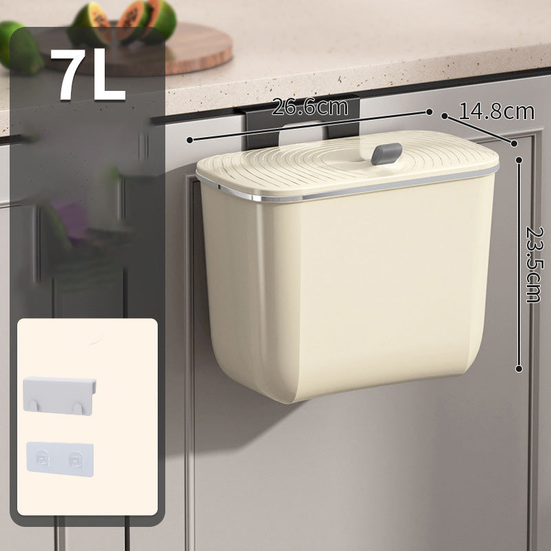 Large Capacity Wall-Mounted Trash Can