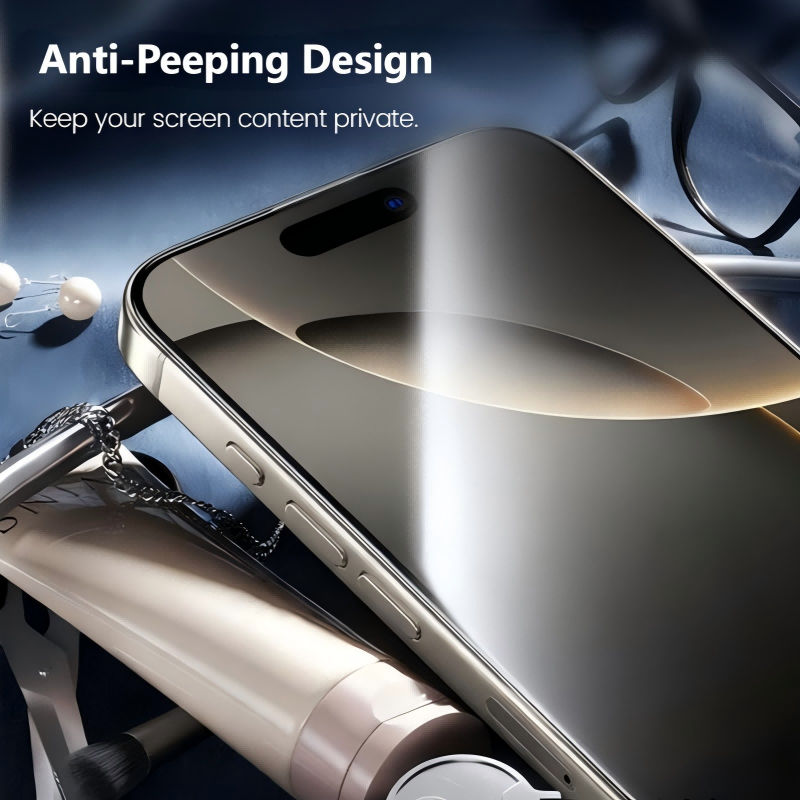 📱Full Coverage HD & Anti-Peeping iPhone Screen Protector