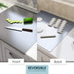 👩‍🍳🔪Must‑Have Cooking Tool！🥩🥦Safer, Cleaner & More Convenient!💥304 Stainless Steel Cutting Board