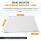 👩‍🍳🔪Must‑Have Cooking Tool！🥩🥦Safer, Cleaner & More Convenient!💥304 Stainless Steel Cutting Board