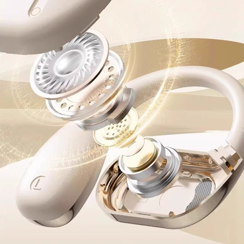 🎧 Open-ear Headphones with 72-hour Battery Life, Secure Fit for Workouts and Commutes ✨