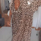 👗Women's V-Neck Leopard Print Dress