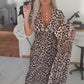 👗Women's V-Neck Leopard Print Dress