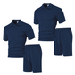 🩳Men's Diamond Print 2-Piece Set – Ready in seconds! Soft, breathable top with easy shorts.