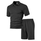 🩳Men's Diamond Print 2-Piece Set – Ready in seconds! Soft, breathable top with easy shorts.