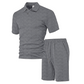 🩳Men's Diamond Print 2-Piece Set – Ready in seconds! Soft, breathable top with easy shorts.