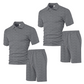 🩳Men's Diamond Print 2-Piece Set – Ready in seconds! Soft, breathable top with easy shorts.