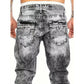 📢📢BIG SALE !!⏰Men's Fashion Creative Stretch Denim Jeans,Minimalist Style Suitable For Summer, Emo Style